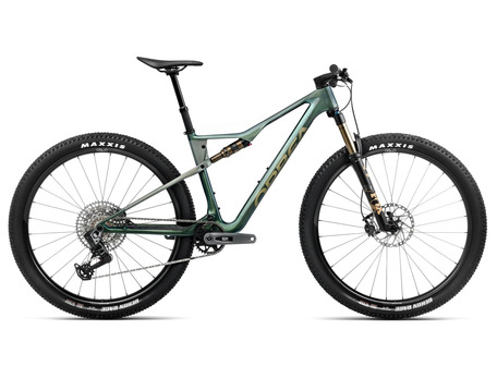 Bicicleta Orbea OIZ M10 AXS 2025 Seaweed Carbon View (Gloss) - Spaceship Green (Matt)