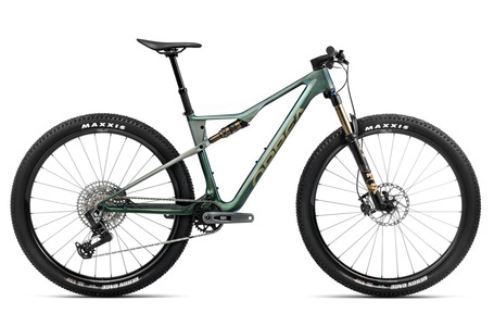 Bicicleta Orbea OIZ M10 AXS 2025 Seaweed Carbon View (Gloss) - Spaceship Green (Matt)