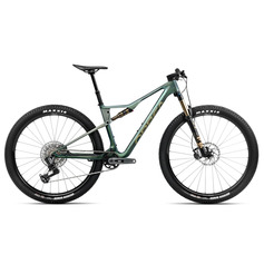 Bicicleta Orbea OIZ M10 AXS 2025 Seaweed Carbon View (Gloss) - Spaceship Green (Matt)