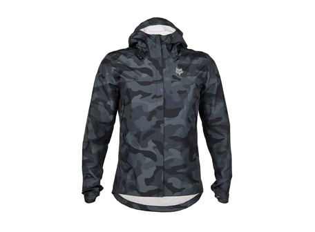 CHAQUETA IMPERMEABLE FOX RANGER 2.5 LAYER NEGRO CAMUFLAJE