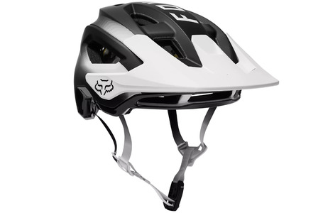 CASCO FOX SPEEDFRAME PRO MIPS FADE NEGRO BLANCO ROJO